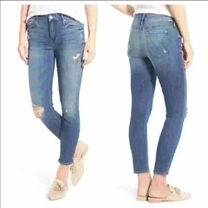 MOTHER Distressed Jeans The Looker Crop Gypsy Size 24